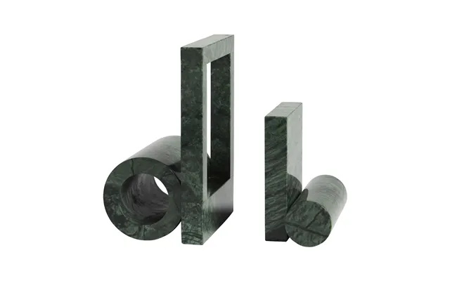 Woud Booknd Book Support Marble Green
