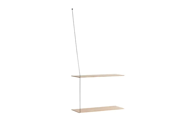 Woud Stedge Shelf 60 Cm White Pigmented Oak