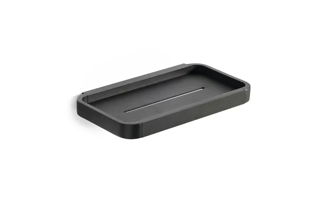 Zone Denmark Rim Shower Shelf Low 11x22 Cm Black