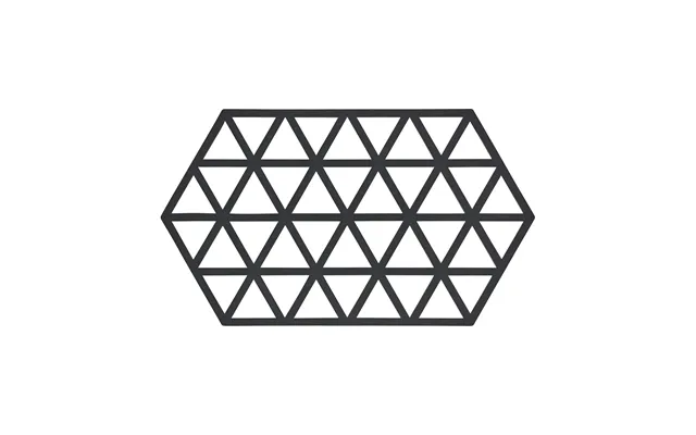 Zone Denmark Triangles Trivet 14x24 Cm Black