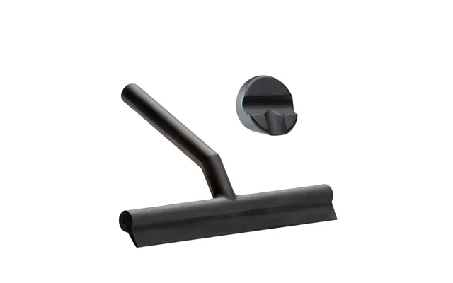 Zone Denmark Wiper Shower Scraper Black - With Holder