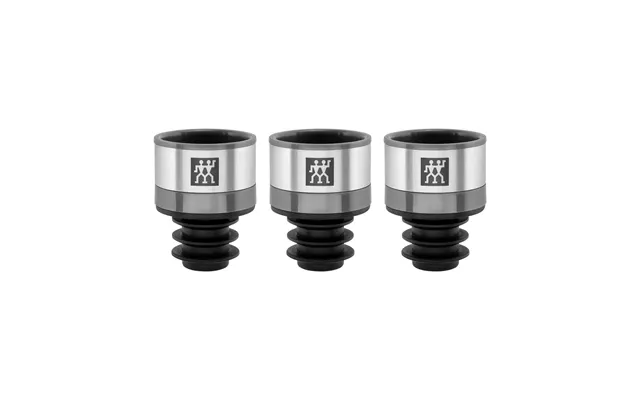 Zwilling Zwilling Vacuum Wine Stopper 3-pack Stainless Steel