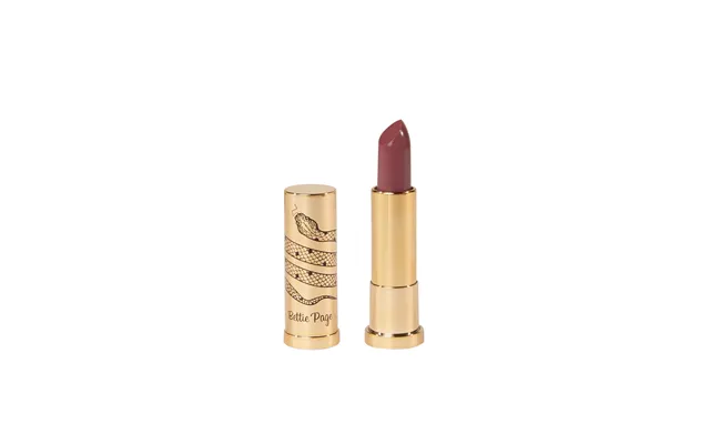 Dusty Pink Peek Moisturising High Pigment Satin Lipstick Bettie Page Lingerie