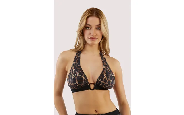 Eco Jayne Leopard Bikini Top Uk 10 product image