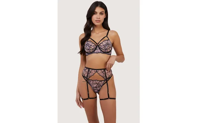 Jessie Pink And Black Whip Embroidery Set 30e