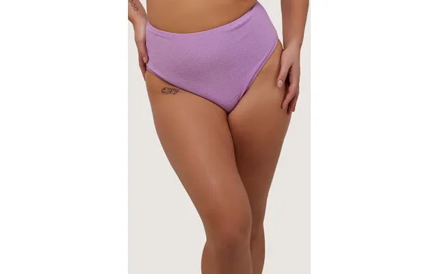 Mila Lilac Scrunch High-waisted Bikini Bottom 12