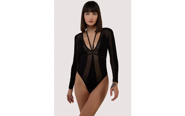 Morgan Black Panelled Mesh And Micro Plunge Body 16 product image