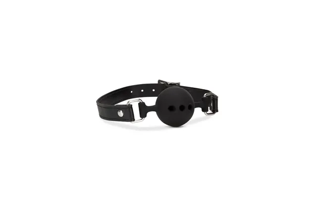 Noir Black Breathable Silicone Ball Gag Uk One Noir