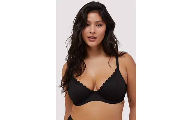Sophia Mix & Match Black Scallop Underwire Bikini 34dd product image