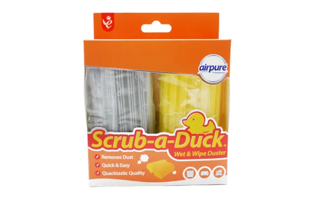 Airpure Scrub-a-duck Duster Wet & Wip Cloths - 2-pack
