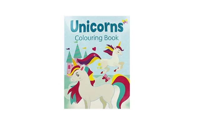 Alligator Books Unicorns Colouring Book Blue - 32 Pages product image