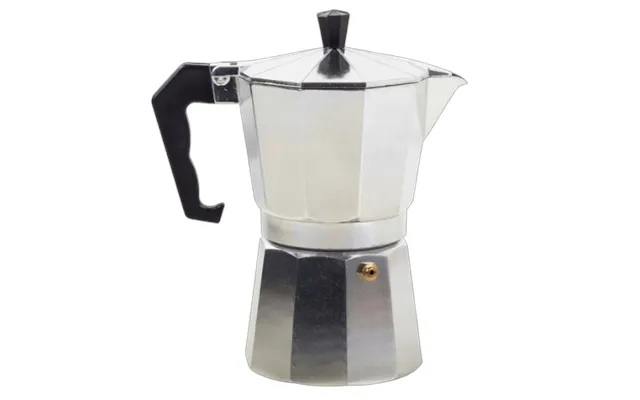 Aluminium 6 Cups Stovetop Espresso Coffee Maker - 300 Ml