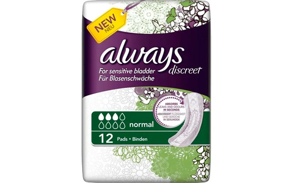 Always Discreet Normal - 12 Pcs