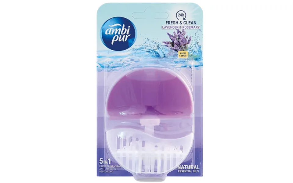 Ambi Pur Fresh & Clean Lavender & Rosemary Wc Block - 55 Ml