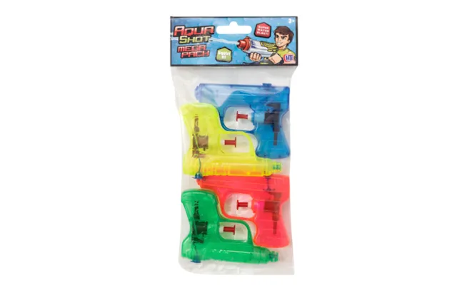 Aqua Shot Mega Pack Water Blasters 4 Pcs