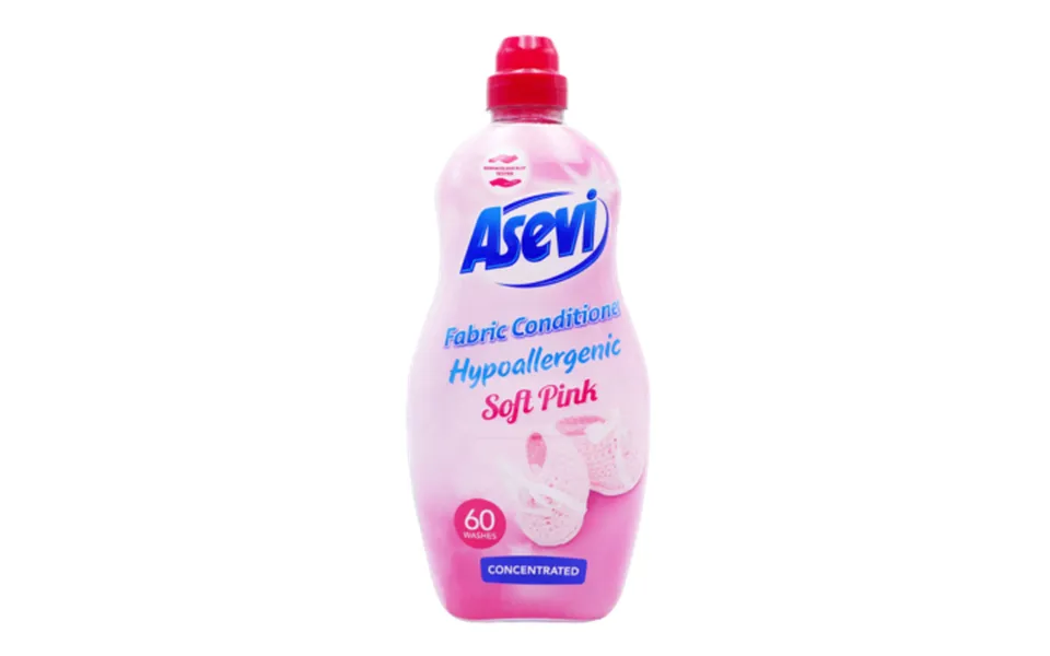 Asevi Hypoallergenic Soft Pink Fabric Softener 1380ml