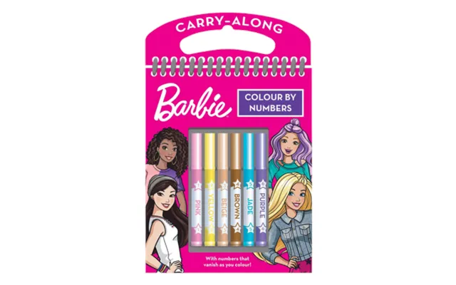 Barbie Colour By Numbers Activity Set