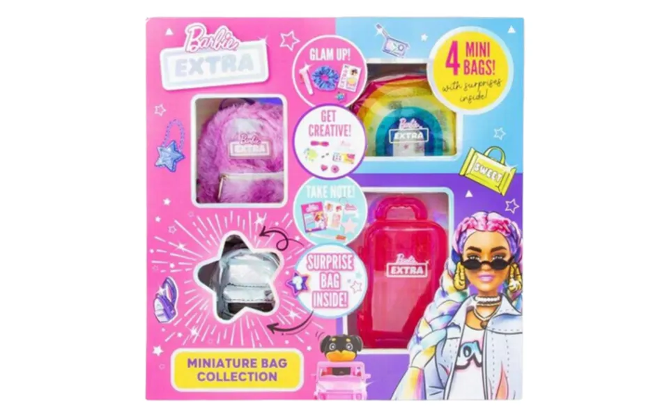 Barbie Extra Mini Bag Collection 4 Pcs
