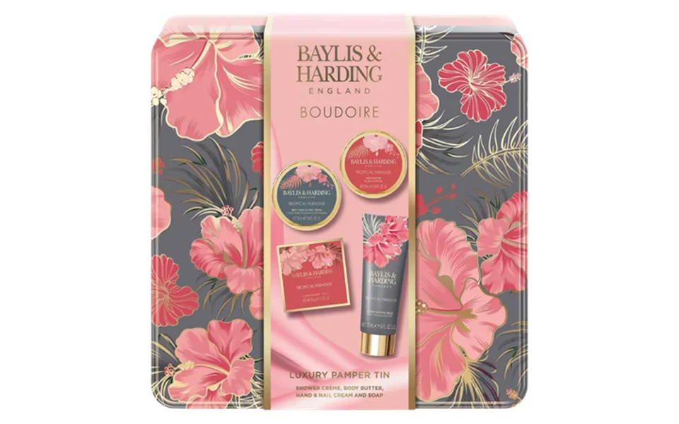 Baylis & Harding Boudoire Tropical Paradise Luxury Pamper Tin Gift Set