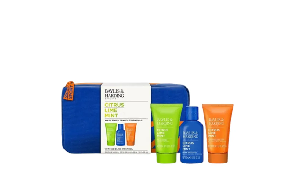 Baylis & Harding Citrus Lime & Mint Washbag Gift Set