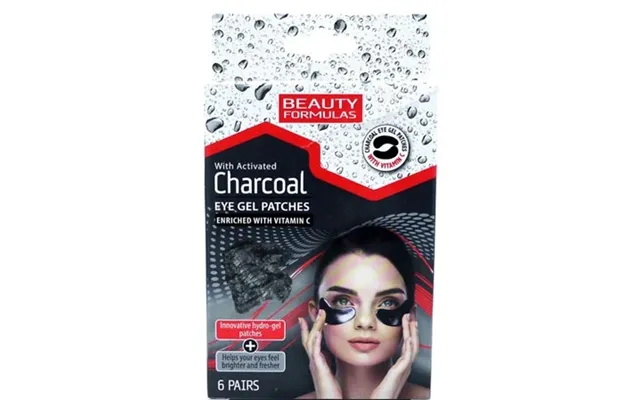 Beauty Formulas Charcoal Gel Eye Mask - 6 Pairs