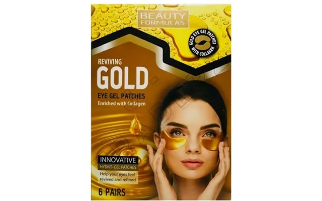 Beauty Formulas Gold Gel Eye Mask - 6 Pairs