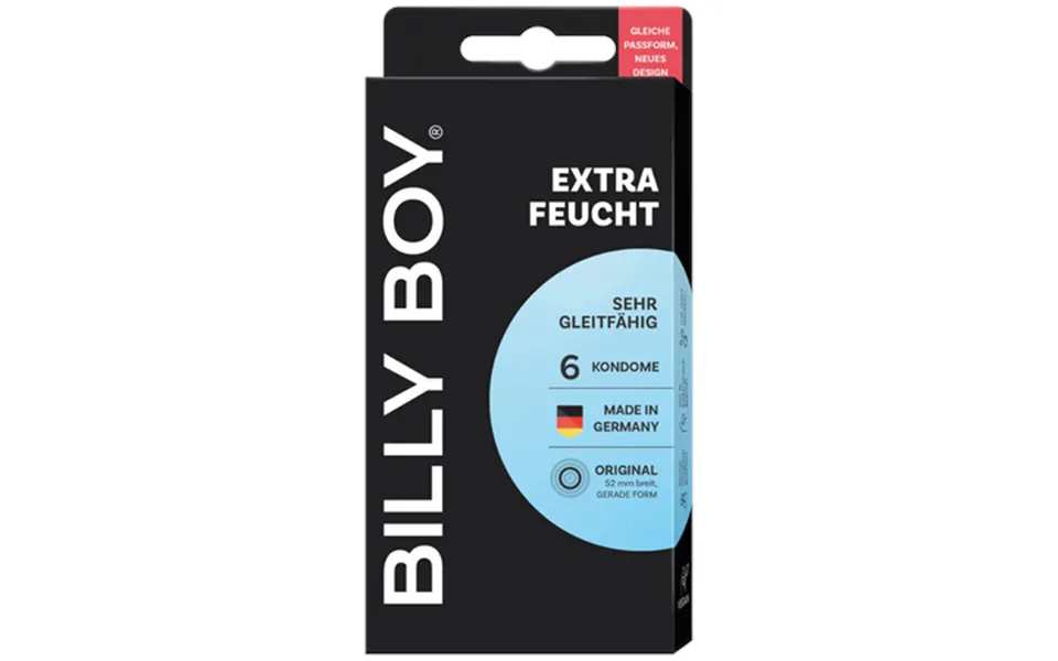 Billi Boy Extra Feucht Lubricated Condoms 6pcs