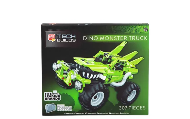 Block Tech Dino Monster Truck Tech Builds 307 Pcs