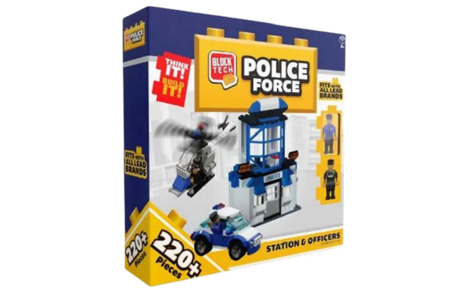 Block Tech Police Force Station & Officers 220 Pcs
