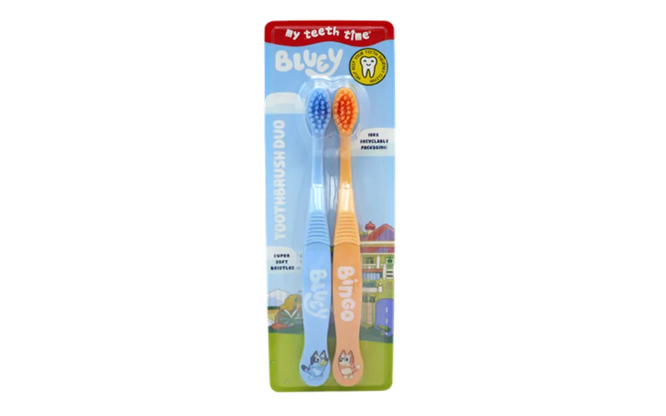 Bluey Super Soft Duo Toothbrush - 2 Pcs