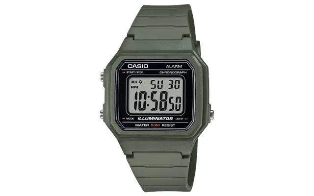 Casio W-217h-3avdf Illuminator Digital Sports Watch - Army Green