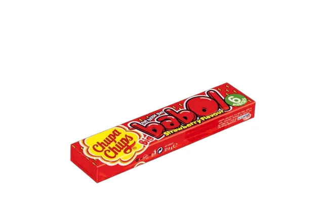 Chupa Chups Big Babol Strawberry Flavour Soft Bubble Gum - 6 Pcs
