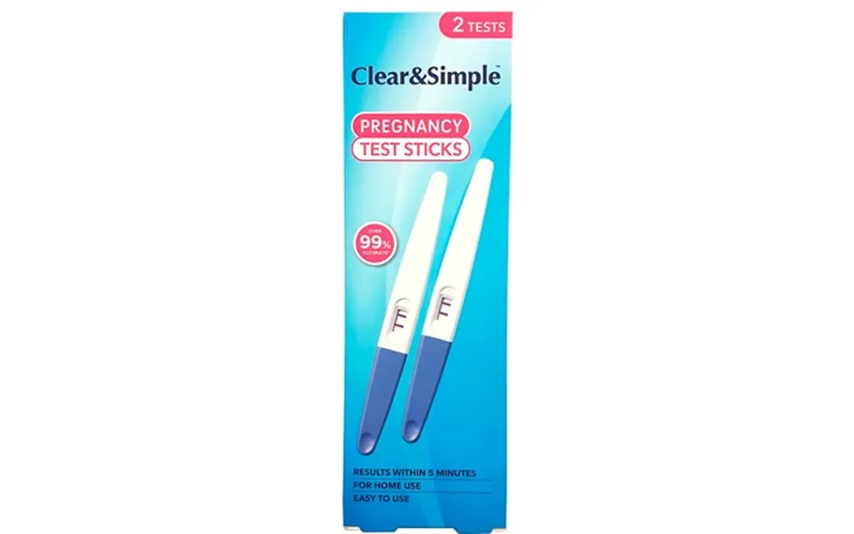 Clear & Simple Pregnancy Test - 2 Pcs.