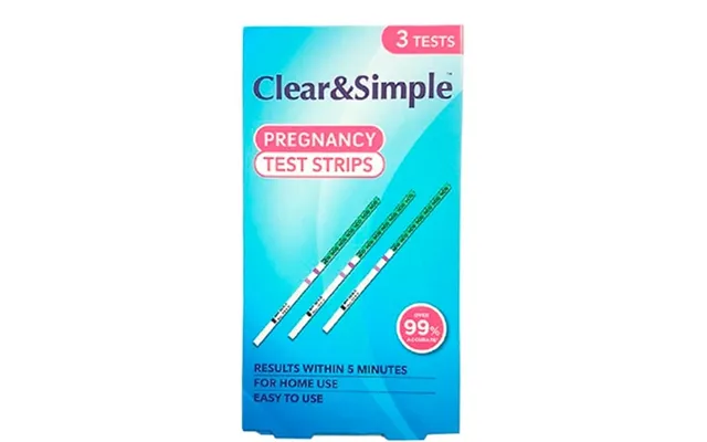 Clear & Simple Pregnancy Test Strips - 3 Pcs.