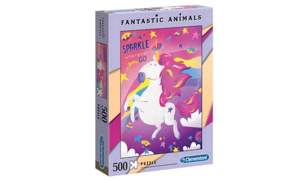 Clementoni Fantastic Unicorns 500 Pieces