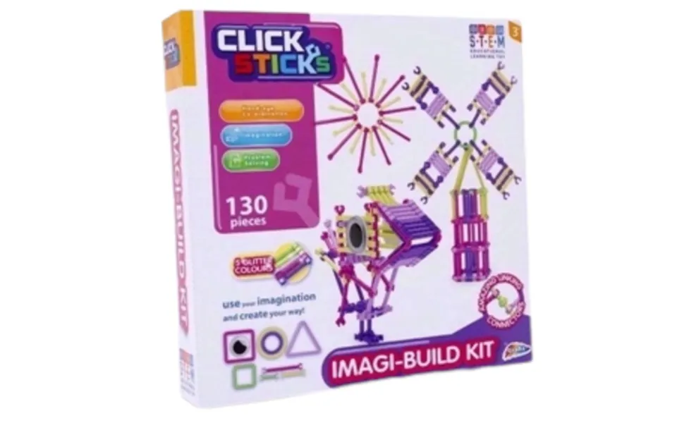 Click Sticks Imagi-build Construction Kit 130 Pcs