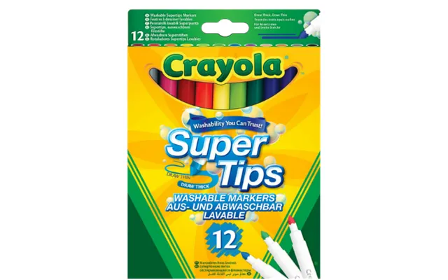 Crayola Super Tips Colour Tips - 12 Pcs