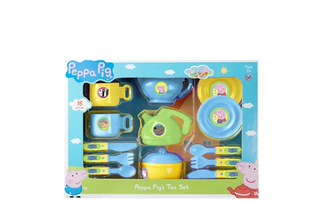 Cuddly Pig Tea Set - 15 Pieces