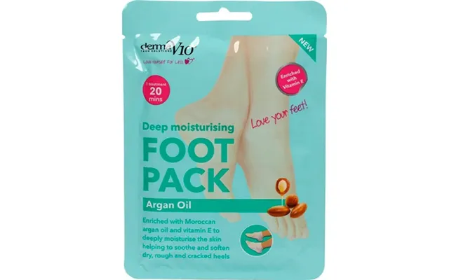 Derma V10 Argan Oil Foot Pack
