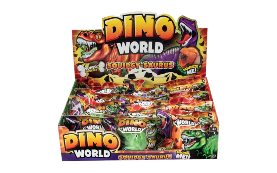 Dino World Squidgy Saurus Squishy Dinosaur Toy
