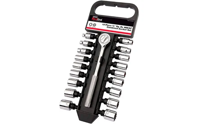 Draper Redline Socket Wrench Set - 19pcs