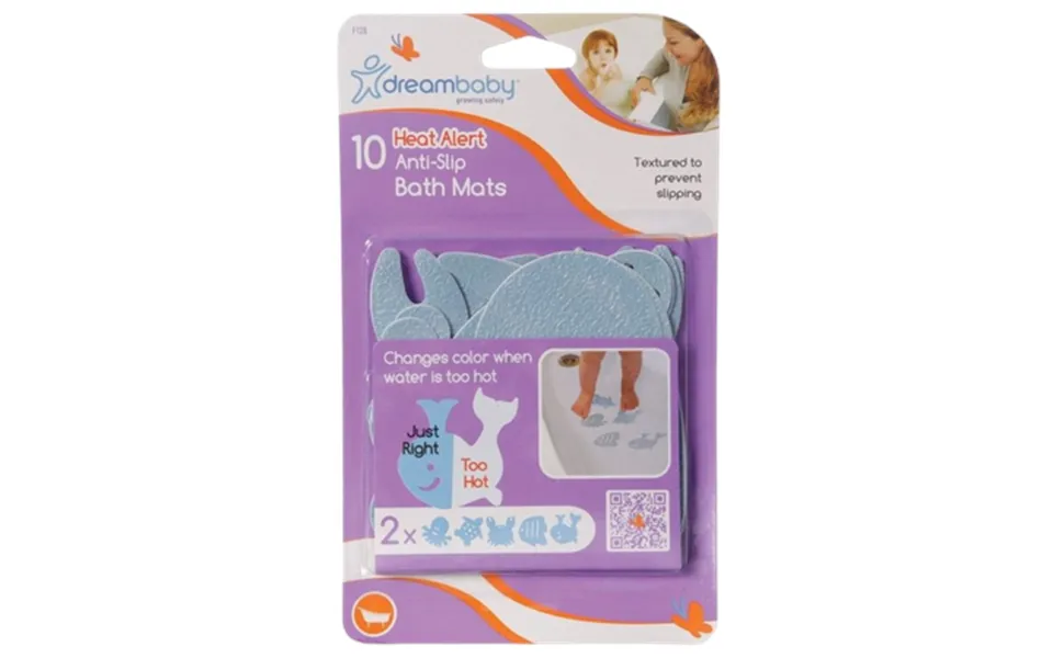 Dreambaby Heat Alert Non Slip Bath Mats 10 Pcs