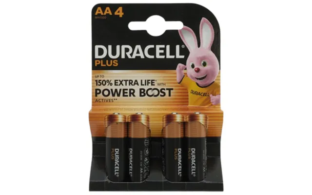 Duracell Plus Battery Mignon Mn1500 Aa 4 Pcs