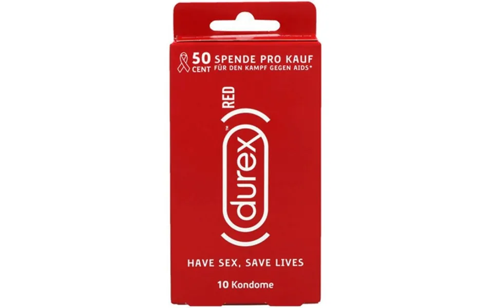 Durex Classic Red Condoms - 10 Pcs