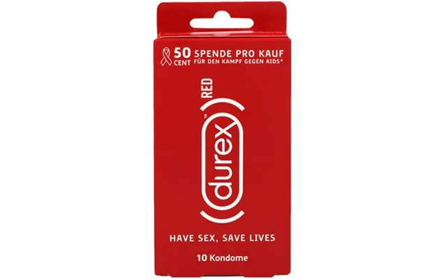 Durex Classic Red Condoms - 10 Pcs
