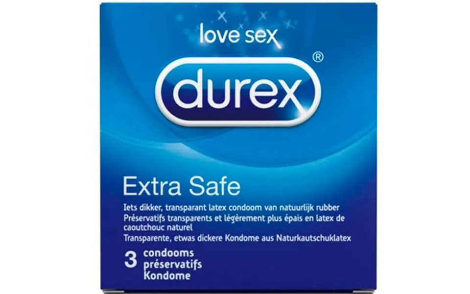 Durex Extra Safe Condoms 3 Pcs