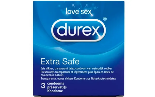 Durex Extra Safe Condoms 3 Pcs