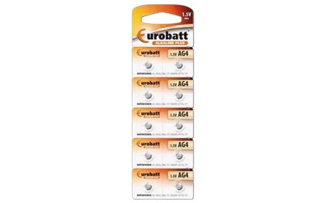 Eurobatt Ag4 Lr626 1.5v Alkaline Button Cell Battery - 1 Pc