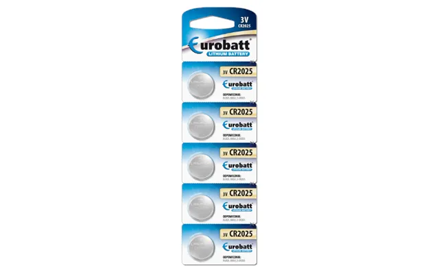 Eurobatt Cr2025 3v Lithium Coin Cell Battery - 1 Pc