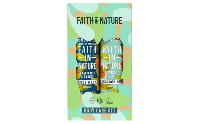Faith In Nature Grapefruit & Orange Body Care Gift Set 2 Pcs
